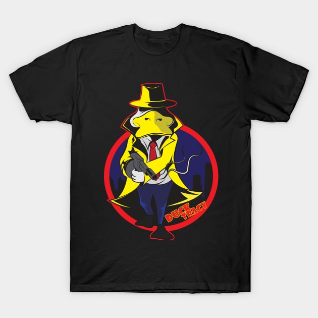 Duck Tracy T-Shirt by irvinjupiter